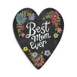 Best Mom Ever Art Heart Gift Puzzle